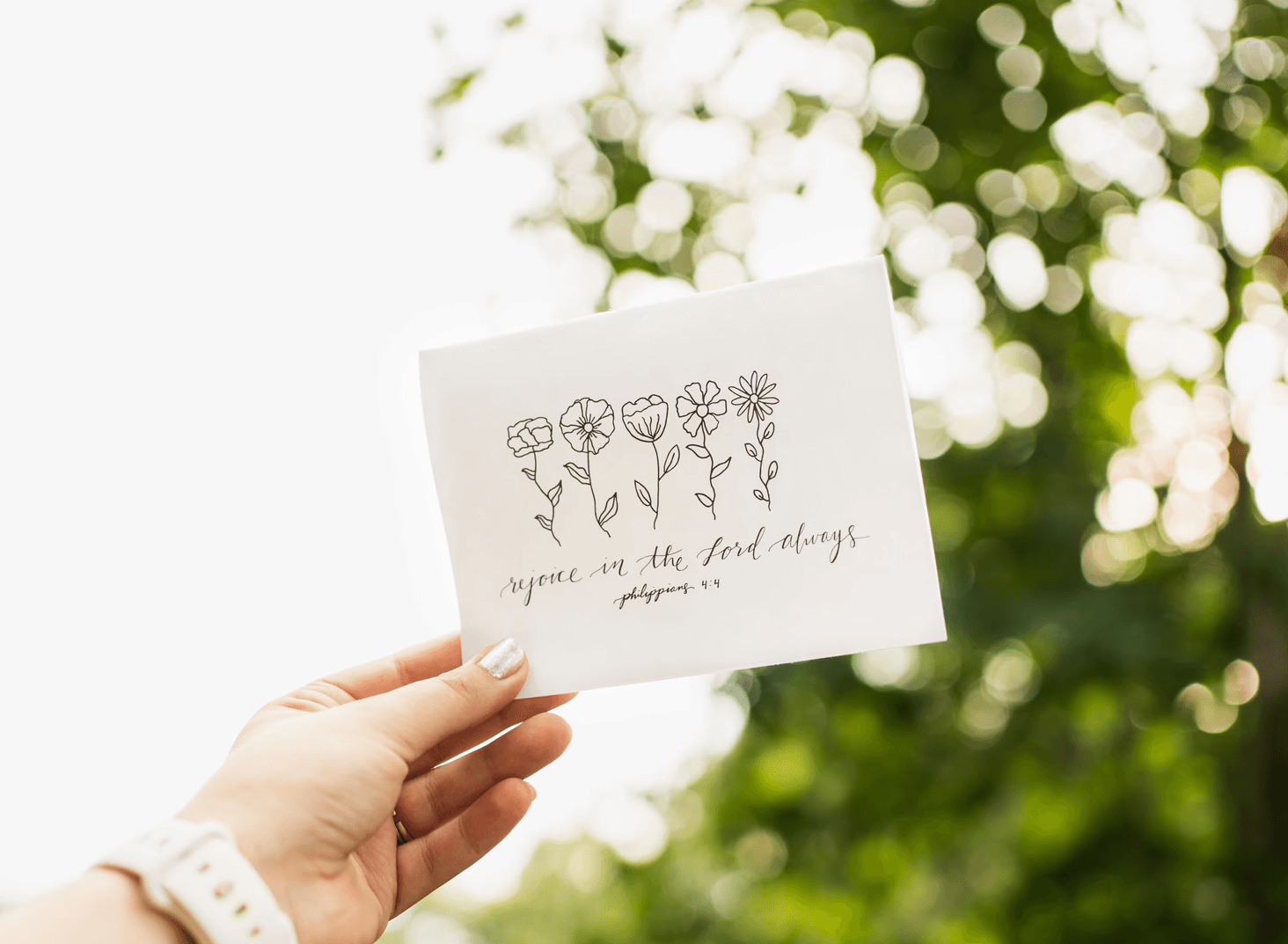 Hand-designed encouragement cards by Pen to Paper Co.